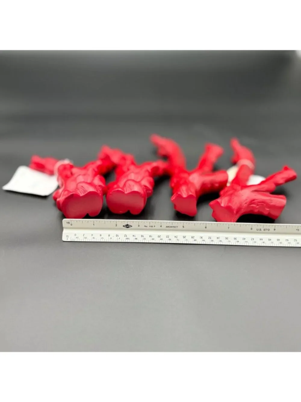 Set of Four - Pottery Barn Resin Coral branch decor piece